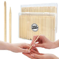 GOLD HONEY 360PCS Cuticle Pusher Wood in Boxed - 4.5 Inch Double Sided Orangewood Sticks for Nails Used - Professional Manicure & Cuticle Remover - Manicure Pedicure Tool