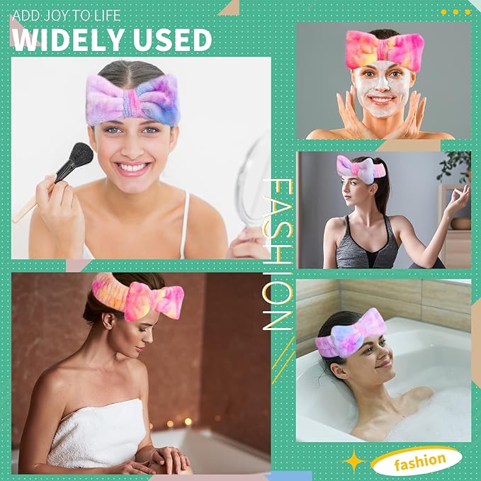 WSYUB Headband for Washing Face, Spa Headband,Makeup Headbands for Stuff Gift Sleep Over Girls Night and Spa Day