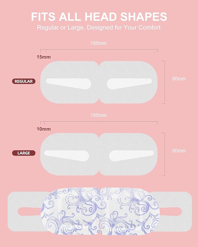 Steam Eye Masks Disposable 24 Pack, 45+ Min Self Heating Eye Mask for Dry Eyes Dark Circles Puffy for Sleep Travel Office, Warming Rest Eye Mask Best Gifts for Women and Loved Ones (Lavender)