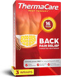 ThermaCare Advanced Back & Hip HeatWraps - Long-Lasting, Disposable Heat Therapy for Lower Back Pain, Muscle Soreness, & Herniated Discs - Drug-Free (S-M, Pack of 3)