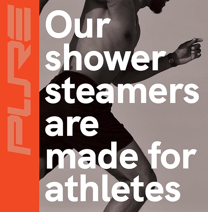 Sport Shower Steamers - USA Made with Natural Eucalyptus Essential Oil, Aromatherapy, Stress and Sinus Relief, Muscle Recovery for Athletes, Best Birthday Presents and Mother’s Day Gifts for Runners
