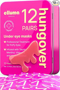 Under Eye Patches | Eye Mask for Puffy Eyes & Dark Circles, Hydrogel Eye Gel Pads with Menthol & Taurine, 12 Pairs