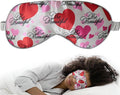 Luxury Elastic Band Sleep Mask – Soft, Lightweight & Ultra Comfort-Perfect for Light Blocking Wake up Radiant (Silver, Adjustable Strap)