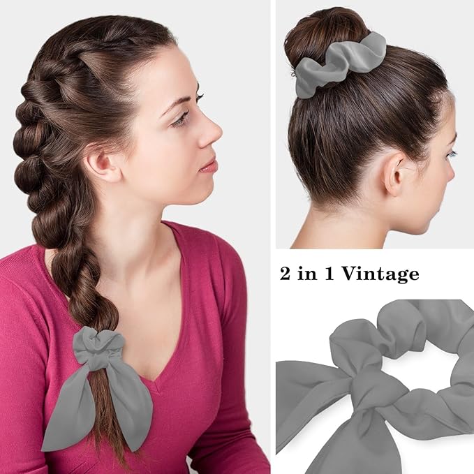 Scrub Cap with Hair Scrunchy, Ponytail Holder Surgical Cap