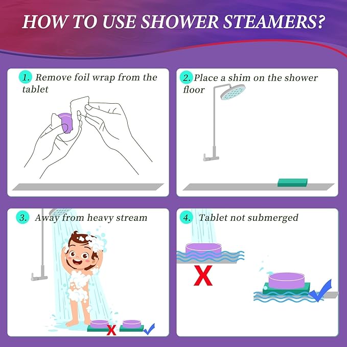 Shower Steamers Aromatherapy - 21Pcs Birthday Gifts for Women, Mothers Day Gifts for Mom Wife Grandma from Daughter Son, Self Care with Natural Essential Oils Relaxation Home SPA Gift Set