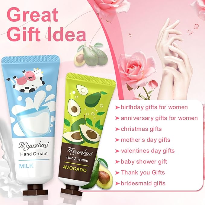 Hand Cream Gift Set 20 Pack, Mothers Day Gifts,Moisturizing Hand Lotion for Dry Hands, Birthdays Gifts for Women&Teen Girls,Teacher Appreciation Gifts,Nurses Week Gifts,Travel Size