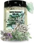 Pure Sage Bath Salts – Dead Sea Salt Bath Soak for Cleansing, Spiritual Rituals & Relaxation 12oz