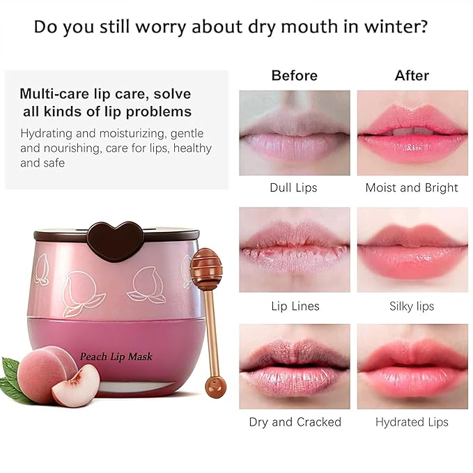 8PCS Bee Lip Balm Pot, Fruit Moisturizing Propolis Lip Mask, Lip Mask Overnight Moisturizing Lip Balm Hydrating Prevention Dry and Crack Lip Scrubs Exfoliator Lip Wrinkle Care Products (SET B)
