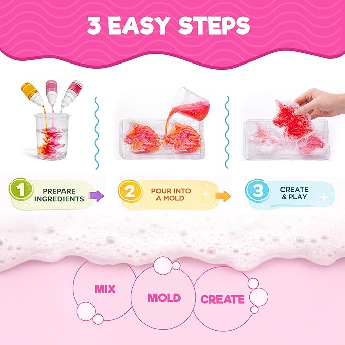 Doctor Jupiter Soap & Bath Bomb Making Kit for Kids Ages 8-10-12 | Girls Crafts, Birthday Gift Ideas for 8+ Years Old Girls | Learning & Educational Toys, Science Kit, DIY Project