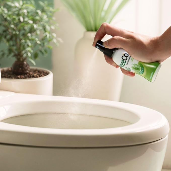 Freeco Before-you-go Toilet Spray | Stops odour Before it Begins with Essential Oils | Ideal for Home, Office, Public Spaces & Travel | Pack 1x60ml, Citrus Scent (1 Pack, Citrus)