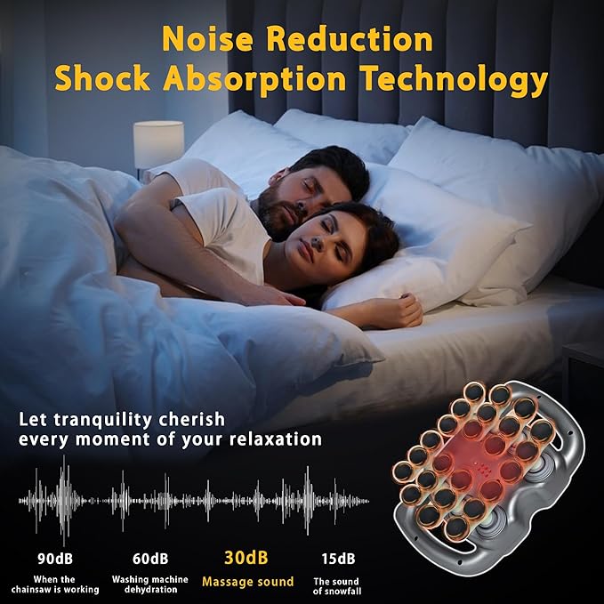 24 Head Massage Gun Set, Deep Tissue Percussion Massager 9 Modes 99 Intensities, Massage Gun for Legs, Shoulders, Back, Body Muscle Pain Relief, Massage Gun Deep Tissue