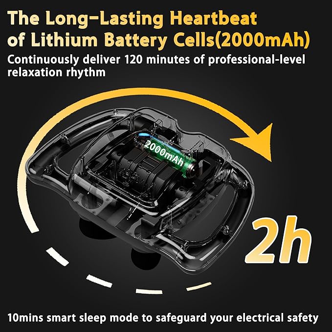 24 Head Massage Gun Set, Deep Tissue Percussion Massager 9 Modes 99 Intensities, Massage Gun for Legs, Shoulders, Back, Body Muscle Pain Relief, Massage Gun Deep Tissue