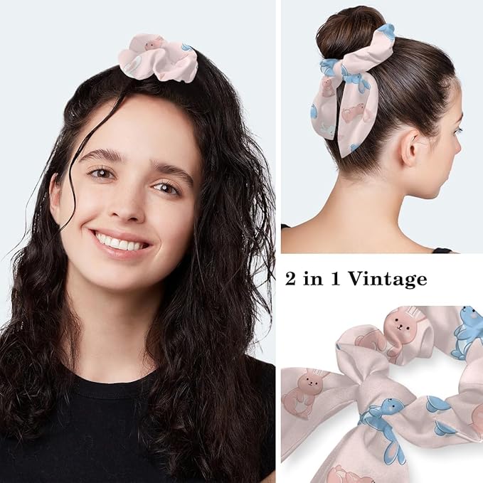 Scrub Caps Women Ponytail Cute Pink and White Leaves Caps Bouffant Working Hat Elastic Tie Back Hats with Button