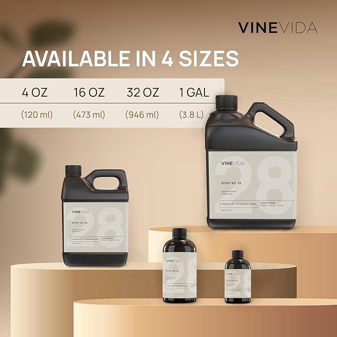 VINEVIDA Caribbean Breeze Fragrance Oil for Cold Air Diffusers - [128 Fl Oz] - Essential Oils for Diffuser Oil Refill & Air Freshener Room Spray