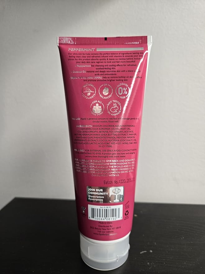 SpaScriptions Foot Cream (Peppermint)