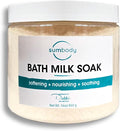 Sumbody Milk Bath Soak for Women & Men Coconut, Goat, Soy, Buttermilk & More Plus Sea Salt, Relaxing Soothing Softening Vanilla Citrus Aromatherapy