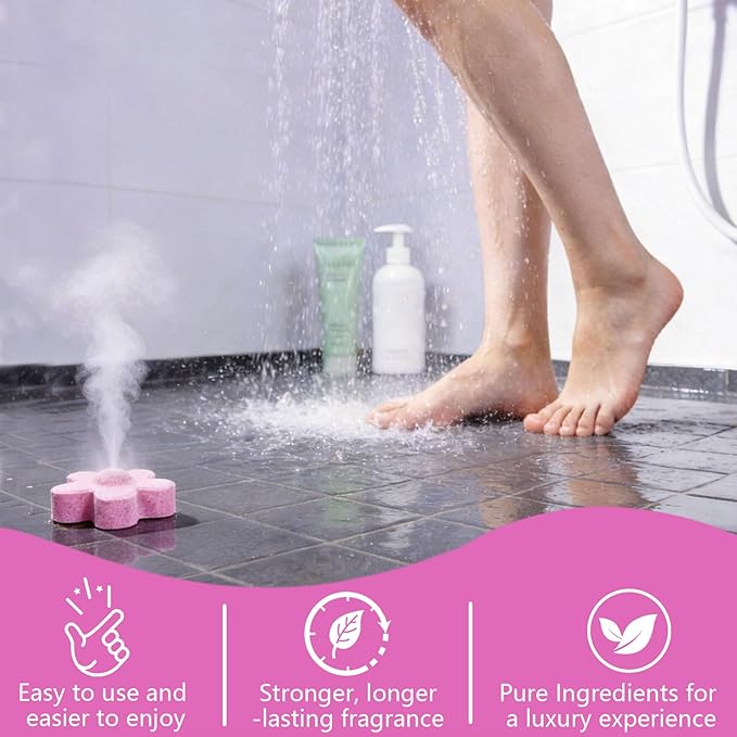 Aromatherapy Shower Steamers, Essential Oils Shower Tablets, Shower Melts, 15-Pack, 8 Assorted Scents, Mothers Day Gifts, Stocking Stuffers, Self Care Gift for Women, Mom, Her