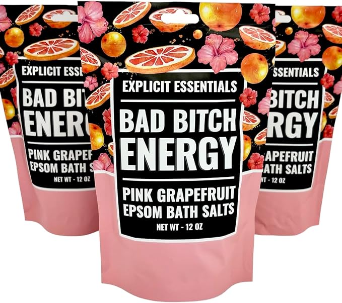 Explicit Essentials Bath Salts for Women, 12oz Tropical Refresher Epsom Salts