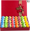 Bath Bomb Gift Set, Family Pack Mini Bath Bombs with Reusable Bowknot, 40 Pcs Organic & Natural Bath Bombs for Kids, Women and Men, Best Gift for Any Anniversaries