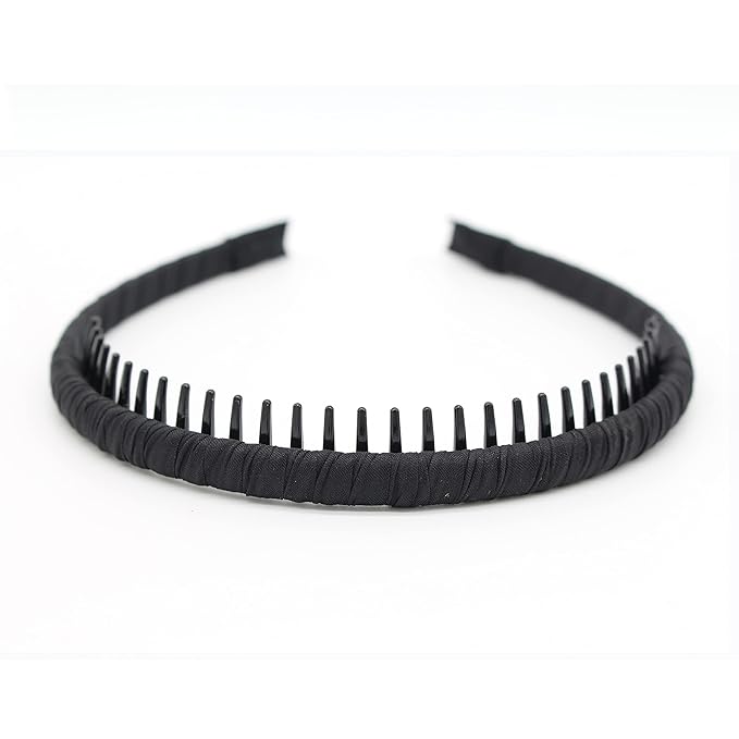 JOBAND fashion head bands for women tooth comb hair hoop Comfy non slip hair bands(4 Colors)