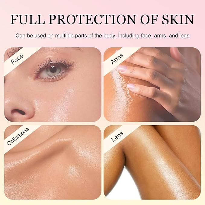 Sheer Setting Mist Sunscreen SPF 50, Makeup-Friendly Setting Mist with Hydrating Glow, Reef-Safe & Non-Greasy, Fast-Absorbing for Beach, Wedding, Travel (2pc)