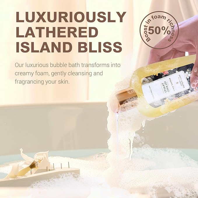 Spa Luxetique Tahiti Island Gift Baskets for Women Birthday Day GiftsGifts for Women Birthday Day Gifts Bath and Body Gift Sets 11pcs Bath Sets for Women Gift Mother's Day Gifts