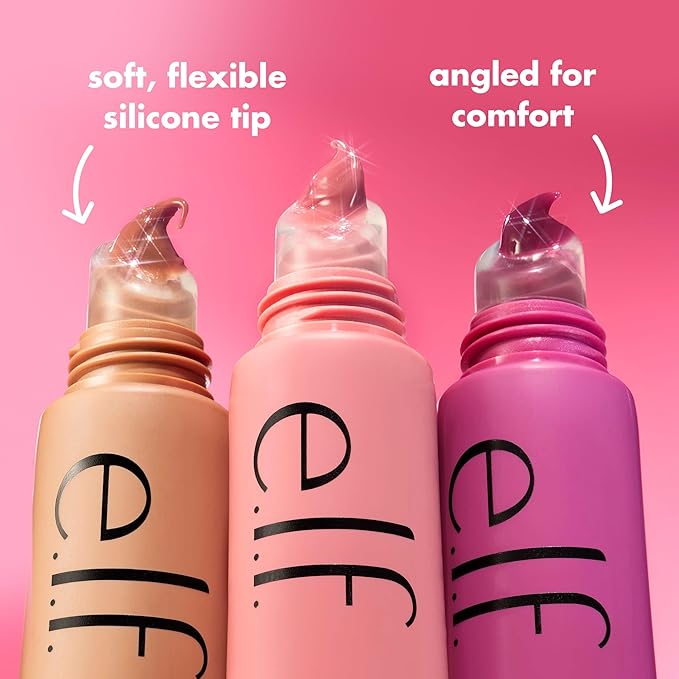 e.l.f. Glow Reviver Melting Lip Balm, Hydrating Tinted Lip Balm For A Glossy Finish & Soft, Supple Lips, Vegan & Cruelty-Free, Peach Ring