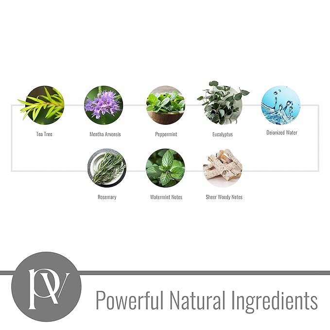 Pavelle Room Spray, 100% Natural Essential Oil Bathroom Air Freshener & Aromatherapy for Stress Relief, Long Lasting, Non Toxic, Concentrated Deodorizer, Made in the USA, Garden Mist, 8 Fl. Oz