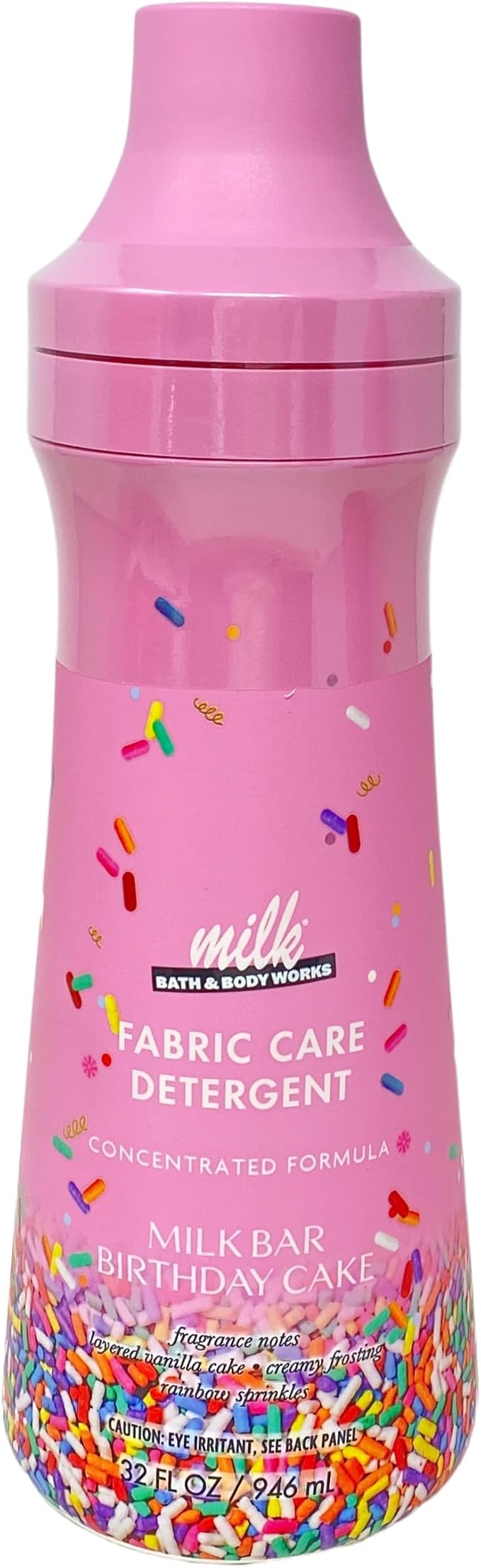 Bath & Body Works Milk Bar Birthday Cake Laundry Detergent 2-Pack with a Himalayan Salts Springs Bar Soap