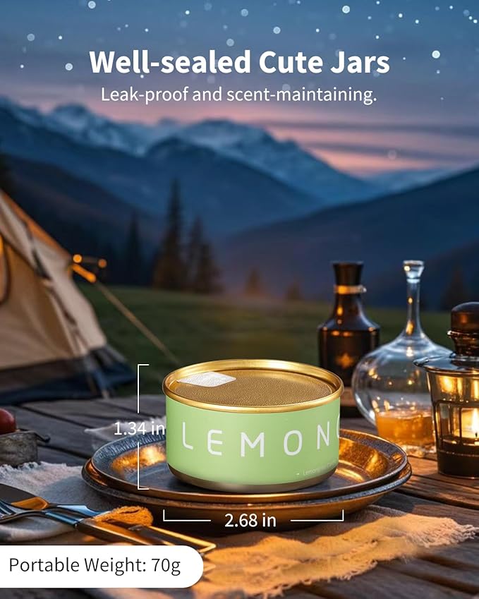 Scented Candles Gift Set, Natural Beeswax Aromatherapy Candles for Mother's Day, Birthday, Christmas, Holiday Gift Ideas for Women, Small Portable Tin Travel, 6-Pack Variety Luxury Home Scents