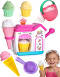 Bath Toys for Kids Ages 4-8 3-5 Toddler Bath Toys Bathtub Ice Cream Foam Maker Bubble Pretend Cake Play Set Water Toys Birthday Gifts for 2-4 5 6 Year Old Girls Boys