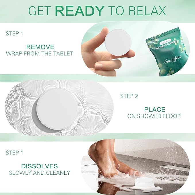Aofmee Shower Steamers Aromatherapy 22 Pack - Shower Bombs Valentines Day Gifts for Her and Him, Shower Tablets with Essential Oils for Relaxation, Self Care Birthday Gifts for Women and Men