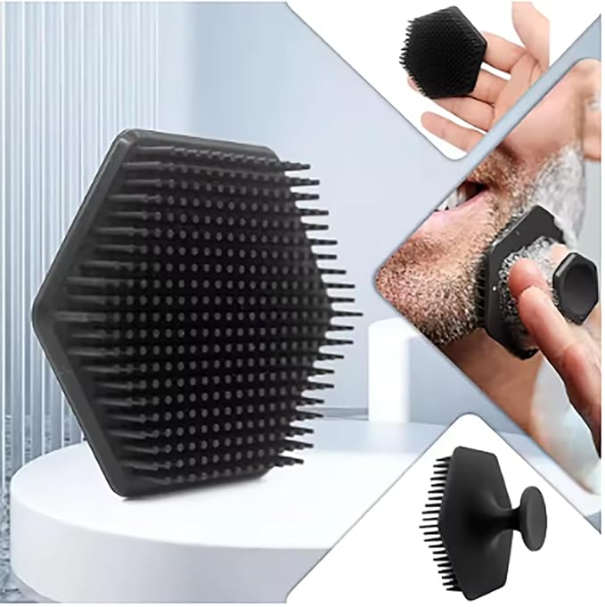 Silicone Facial Cleansing Brush, Makeup Remover, Blackhead Cleaning Tool, Portable