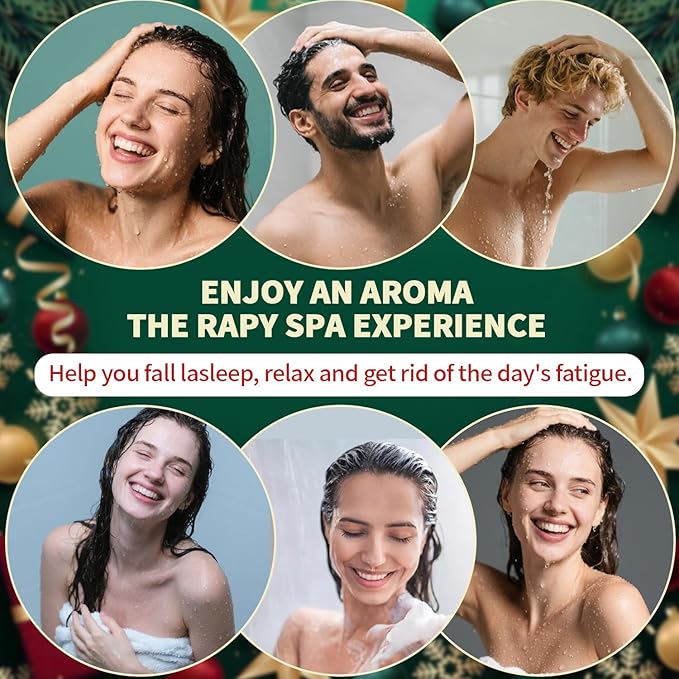 Easter Shower Steamers Aromatherapy Gifts for Women Men, 6-Pack Natural Essential Oils, Spa Steamer Self Care & Stress Relief Bath Bombs Neighbors Colleagues, Easter Basket Stuffers for Friend/Family
