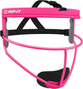 RIP-IT Original Defense Softball Face Mask, Lightweight, Protective Fielder's Softball Face Shield with Ponytail Strap & Soft Foam Padding