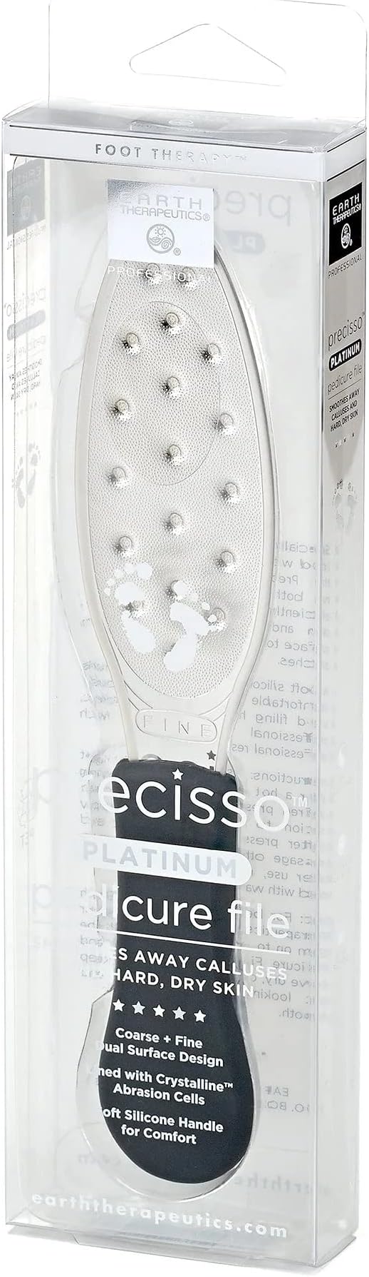 Earth Therapeutics Precisso Platinum Foot File