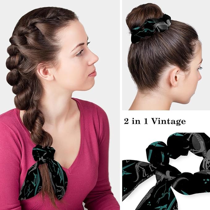 Scrub Cap with Hair Scrunchy, Ponytail Holder Surgical Cap