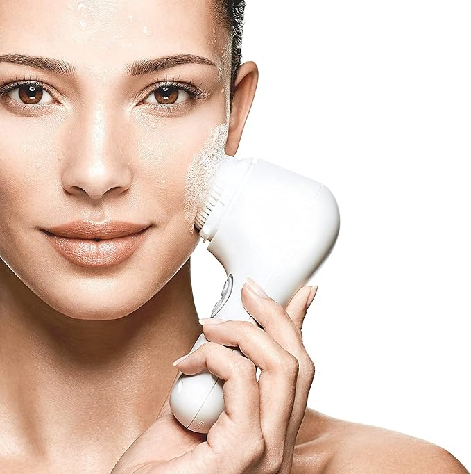 Facial Cleansing Brush System, Mia 2 Sonic Face Scrubber, White