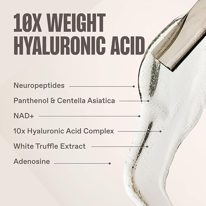 Super Moisture, 2 in 1 Day to Night Serum & Moisturizer Spray, Hydration & Repair Formula with Hyaluronic Acid, Exosomes & NAD+, Collagen Support, Skin Care for Men, All Skin Types, 100 mL
