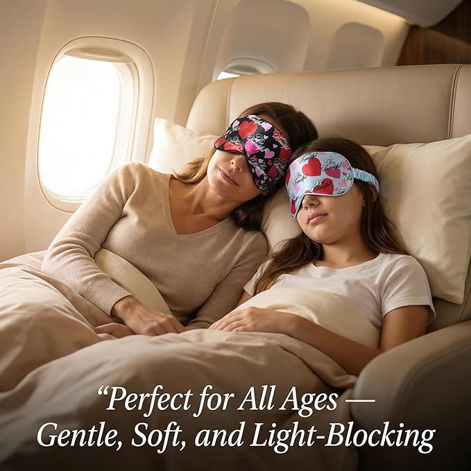 Luxury Elastic Band Sleep Mask – Soft, Lightweight & Ultra Comfort-Perfect for Light Blocking Wake up Radiant-Blue