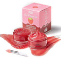 Lip Scrub & Lip Mask Set, Overnight Treatment Lip Care Products, Mothers Day Gifts Set for Mom, Moisturize & Nourish, Dry Cracked Lips, Intense Hydration with Vitamin C, Overnight Lip Mask