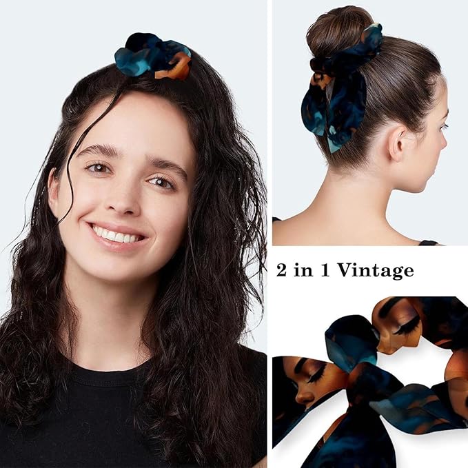 Scrub Cap with Hair Scrunchy, Ponytail Holder Surgical Cap