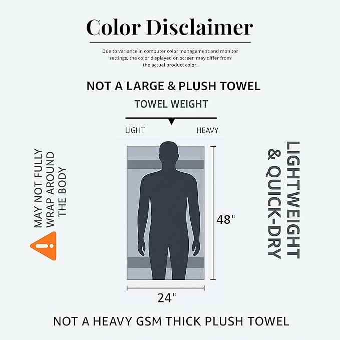 Commercial Bulk Pack of 12 Bath Towels – 100% Cotton Terry 24" x 48" – Ideal for Hotels, Salons, Gyms, Spas & Institutional Use – Beige