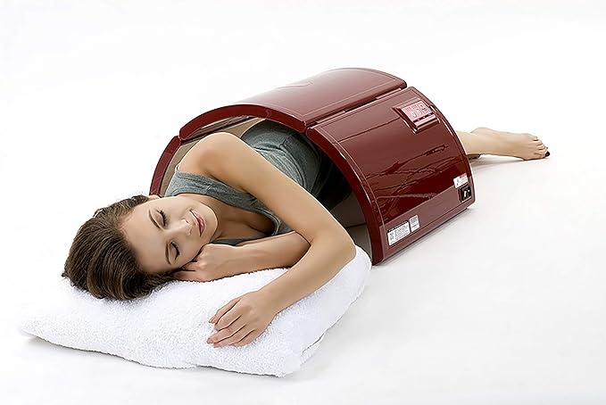 Made in Korea Sauna Dome Locking Inside no Swing Home Room Original Portable Foldable Patented Design Far Infrared Salon Use Carrying Bag Low Power Consumption Low EMF Lasse