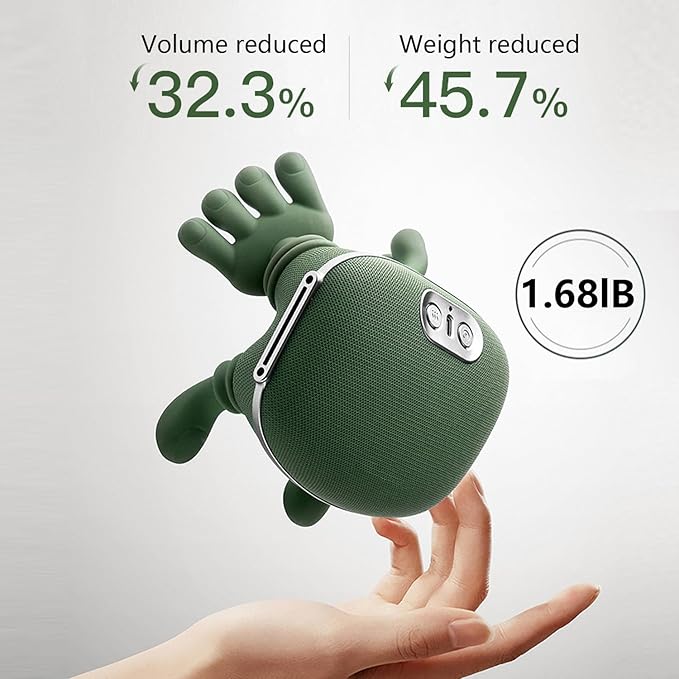 Neck Massager 2025, with Heat Electric Shoulder & Cervical Massage for Pain Relief deep Tissue Massage Heated for Neck, Back, Shoulder-Green