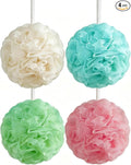 Loofah Sponge 4 Pack, 60G Soft Loofa Bath Sponges Luffa for Shower Women Kids Men