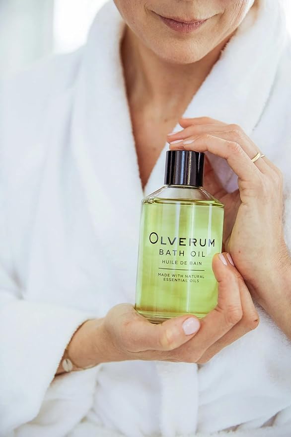 OLVERUM - Natural Bath Oil | Vegan, Cruelty-Free, Revitalizing Clean Beauty Bath Oil (8.5 fl oz | 250 ml)