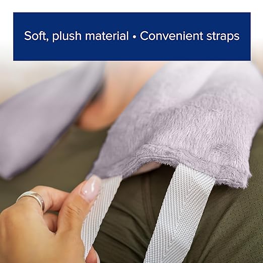 Bed Buddy Hot and Cold Neck Wrap, Grey - Microwavable Heating Pad & Cold Pack for Neck, Sore Muscles - Moist Heat Therapy Wrap