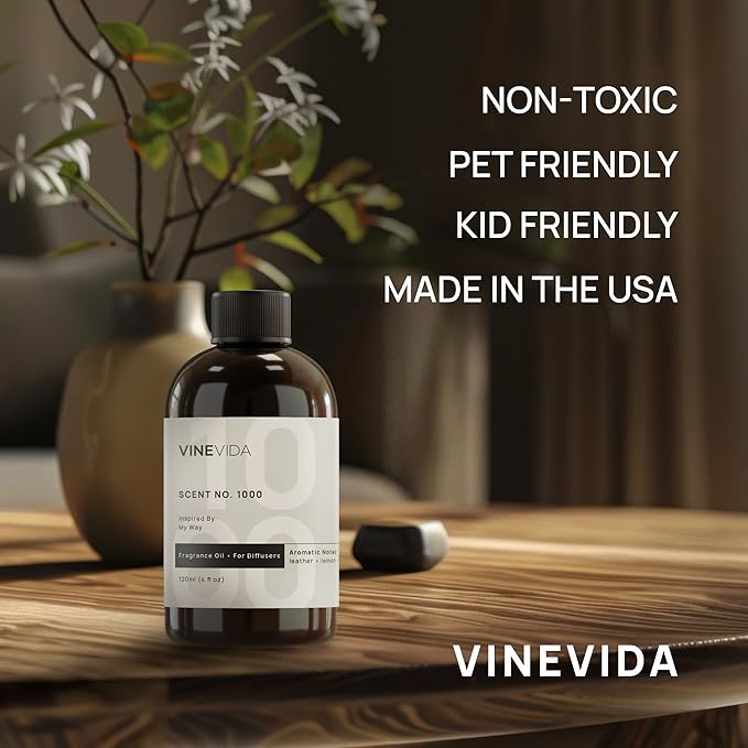 VINEVIDA (16oz) Hotel Fragrance Collection Diffuser Oil - Hotel Scents Diffusers for Home - Cold Air Diffuser Oil - Hotel Scent Essential Oil - Scent No.1018 Inspired by Ritz Carlton Hotel