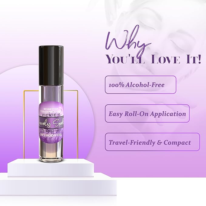 MOBETTER FRAGRANCE OILS Vickies Lovely Spell Brew Perfume Women Body Oil 10ml Roll On